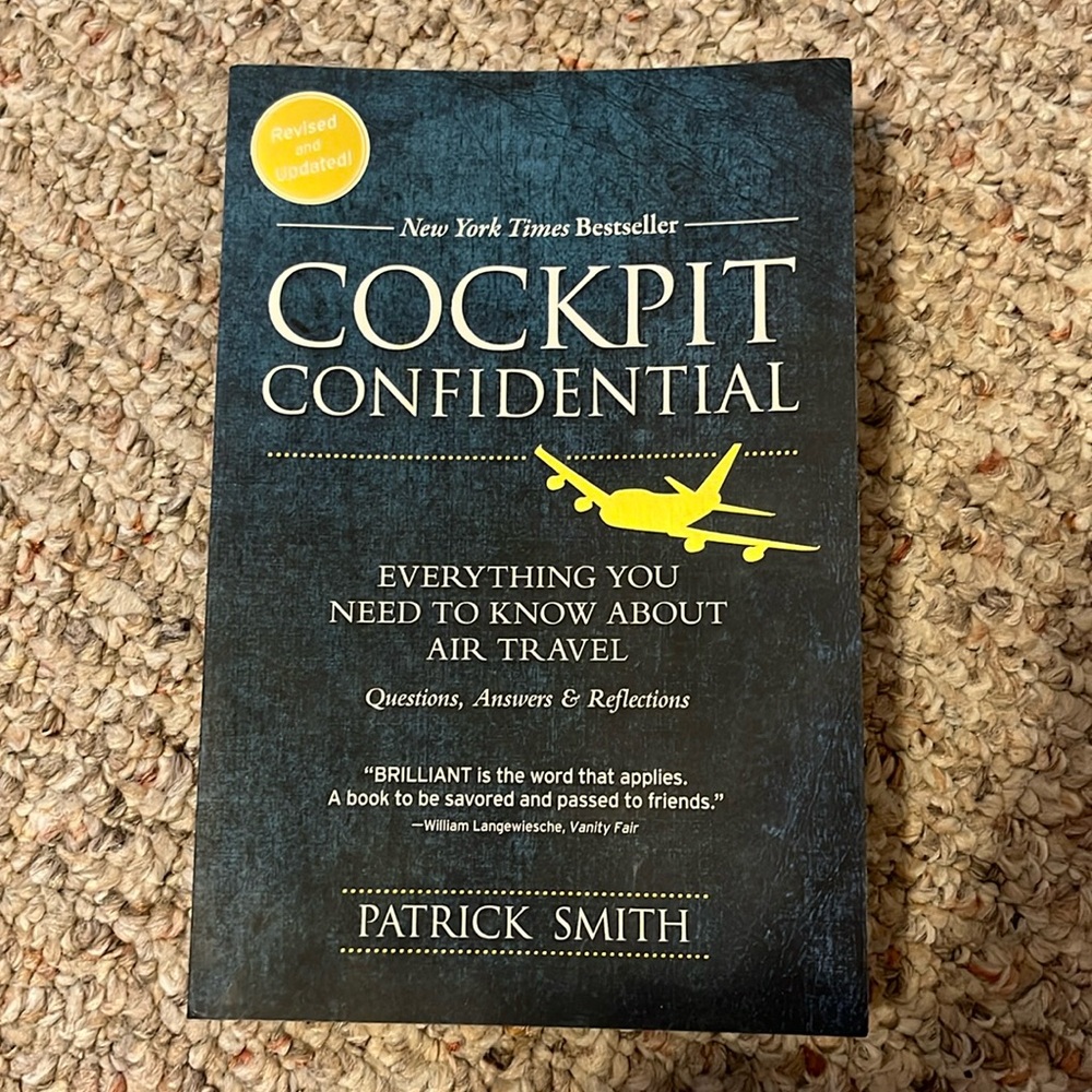 NY Times Bestseller Cockpit Confidential Book